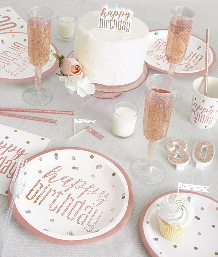 Rose Gold | Themed Party Supplies | Party Save Smile